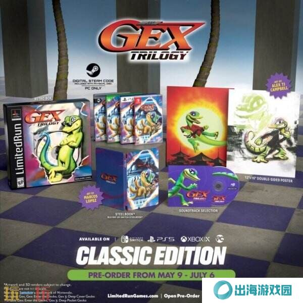 《GEX Trilogy》将于6月16日发售 现已开启预定