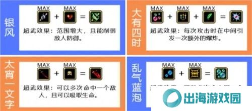 吸血鬼幸存者合成表最新 2023超武合成条件一览